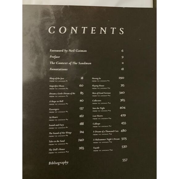 The Annotated Sandman Volume 1 2022 Edition New DC Comics Black Label Hardcover - Picture 5 of 5